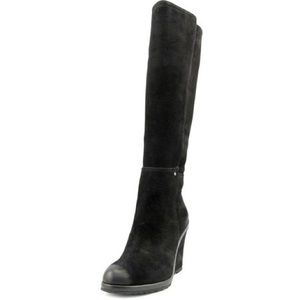 Vince Camuto Distressed Leather Knee High Boots